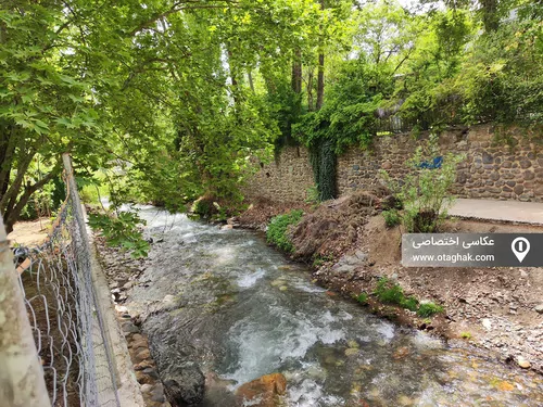 تصویر 12 - کلبه چوبی نوران (2) لب رودخانه در  کردان