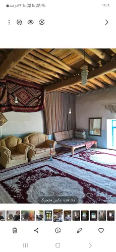 تصویر 5 - کلبه منظره رو به رودخانه و باغ در تکاب