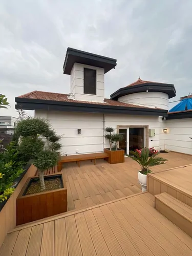 تصویر 24 - ویلا استخردار آبگرم لاکچری عمارت شیشه ای با جکوزی در رویان