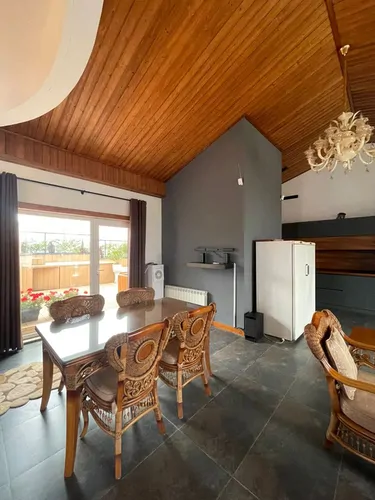 تصویر 10 - ویلا استخردار آبگرم لاکچری عمارت شیشه ای با جکوزی در رویان