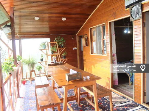 تصویر 17 - کلبه دوبلکس جنگلی با ویوی سد البرز  در  لفور