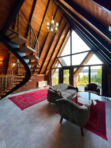 تصویر 9 - کلبه چوبی لوکس آرنا با جکوزی در رامسر