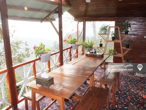 تصویر ۱ - کلبه دوبلکس جنگلی با ویوی سد البرز  در  لفور