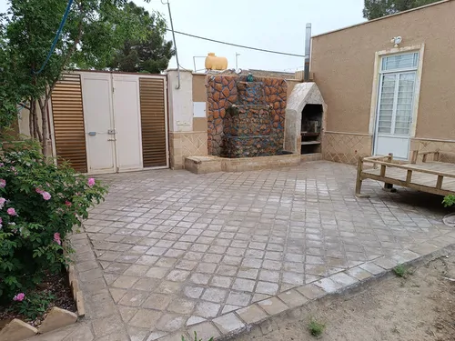 تصویر 5 - ویلا باغچه با نماکاری سنتی در  کاشان