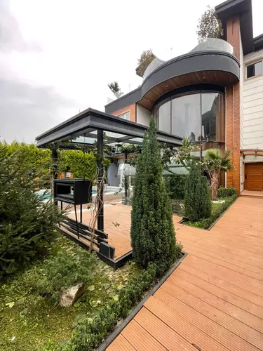 تصویر 25 - ویلا استخردار آبگرم لاکچری عمارت شیشه ای با جکوزی در رویان