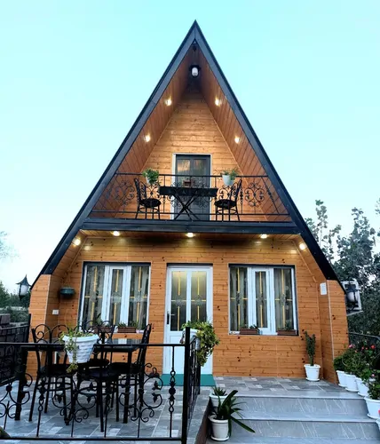 تصویر ۱ - کلبه سوئیسی آجری با جکوزی  در  انزلی