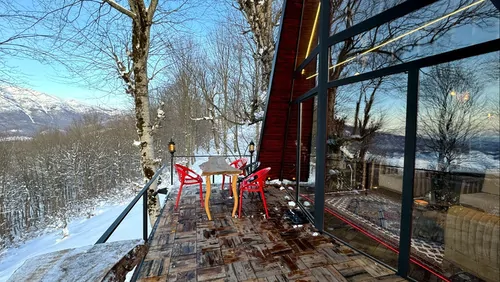 تصویر 15 - کلبه سوییسی استخردار آبگرم دلبر در  رستم آباد