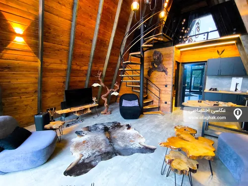 تصویر 10 - کلبه سوئیسی لاکچری آس در چالوس