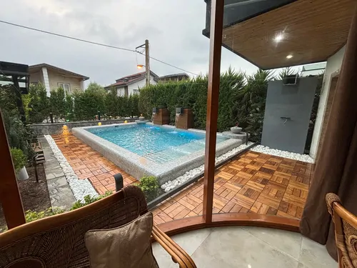 تصویر 5 - ویلا سوپر لاکچری عمارت شیشه ای در  رویان