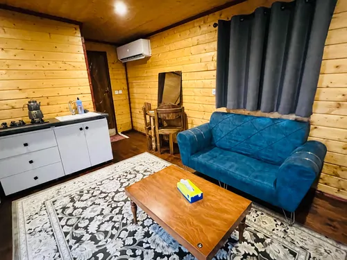 تصویر 6 - کلبه چوبی جنگلی زیبا  در  متل قو