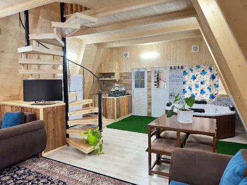 تصویر 8 - کلبه سویسی یوکا با جکوزی در  شیرگاه