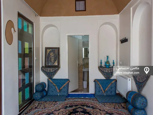 تصویر ۱ - اقامتگاه بوم‌گردی  عمارت بانو(اتاق ترمه با سرویس اختصاصی) در  یزد