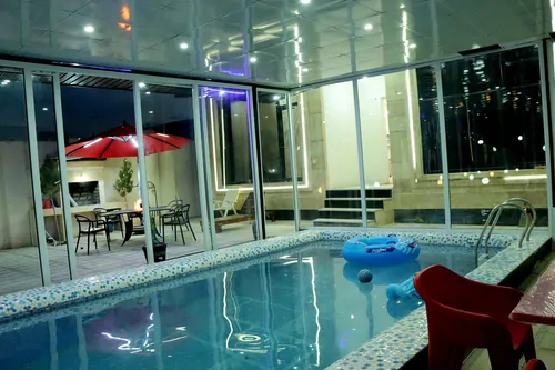 تصویر 14 - ویلا استخردار آبگرم صدف طلایی با فوتبال دستی در چهارباغ