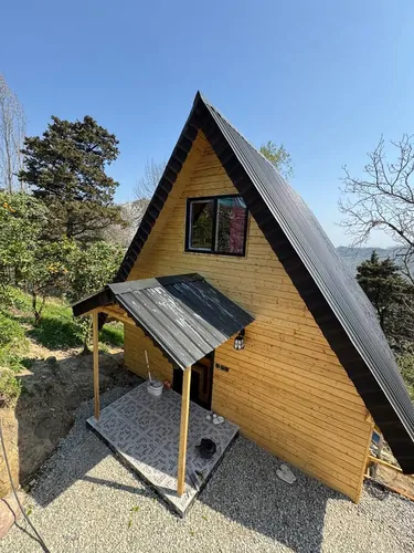 تصویر 2 - کلبه کلبه Bیست ویو کامل کو ودریا هم زمان در دل باغ ۱۰۰۰ متری در رامسر