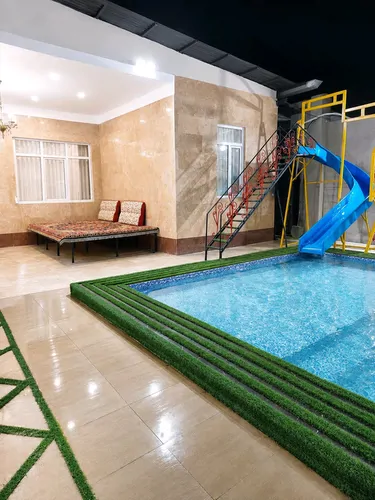 تصویر 2 - خانه استخردار آبگرم روشنا با سرسره آبی در فردیس