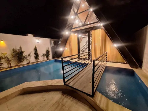 تصویر 13 - کلبه سوئیسی استخردار آبگرم نیایش با فوتبال دستی در  کردان