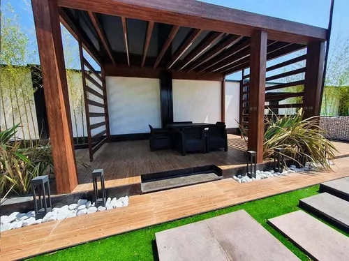 تصویر 34 - ویلا استخردار آبگرم افشاریه با زمین والیبال در کردان