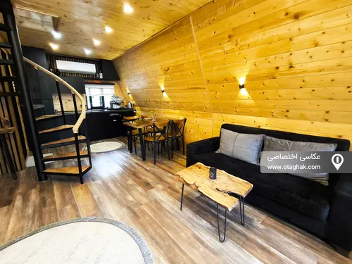 تصویر 9 - کلبه  سوئیسی لوکس استخردار آبگرم ورنا در  خمام