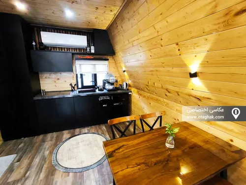 تصویر 8 - کلبه  سوئیسی لوکس استخردار آبگرم ورنا در  خمام