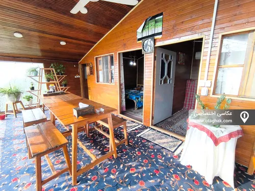 تصویر 21 - کلبه دوبلکس جنگلی با ویوی سد البرز  در  لفور