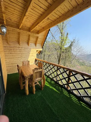 تصویر 5 - کلبه کلبه Bیست ویو کامل کو ودریا هم زمان در دل باغ ۱۰۰۰ متری در  رامسر