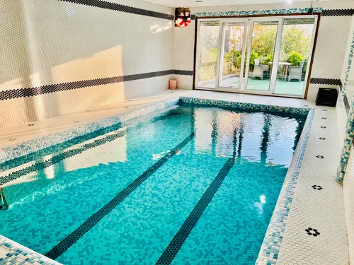 تصویر 24 - ویلا استخردار آبگرم نمیر با جکوزی و ایرهاکی در  رودهن