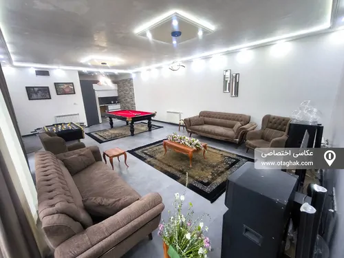 تصویر 9 - ویلا استخردار آبگرم بوستان (2) با بیلیارد در  چهارباغ