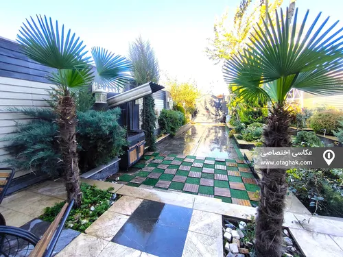 تصویر 20 - ویلا استخردار آبگرم عمارت روشا با بیلیارد در  کردان