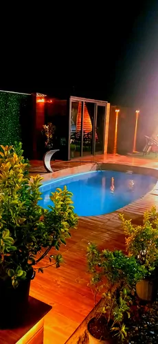 تصویر 20 - کلبه سوئدی استخردار آبگرم تاج در ماسال