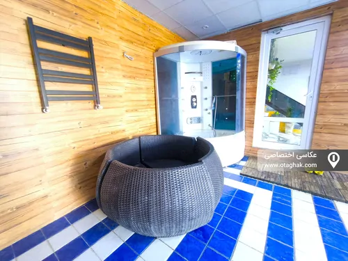 تصویر 19 - ویلا استخردار آبگرم عمارت روشا با بیلیارد در  کردان