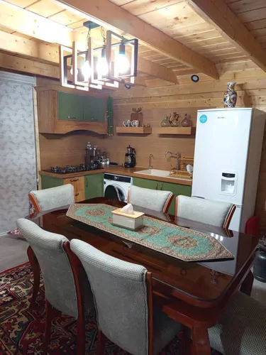 تصویر 6 - کلبه سوییسی سبز با جکوزی در  رامسر