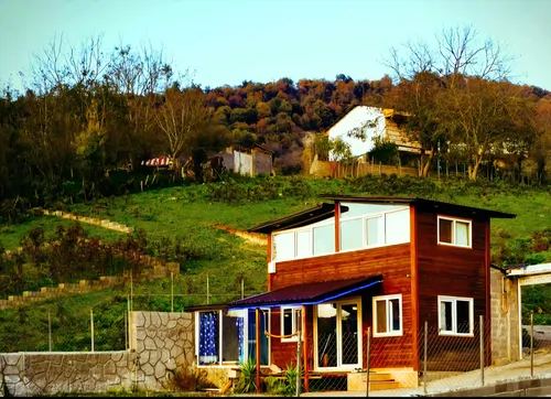 تصویر 3 - کلبه کلبه چوبی سیمبی با جکوزی در زیراب