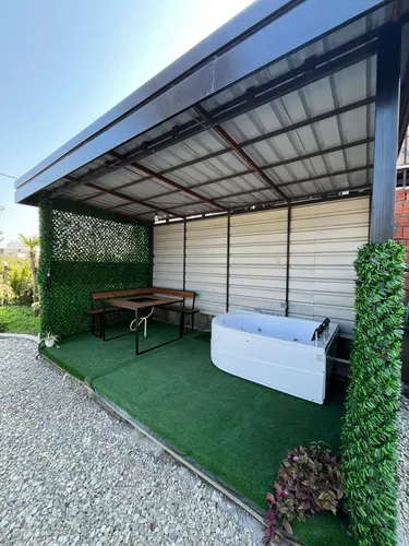 تصویر 14 - کلبه سوئیسی آریس با جکوزی در چالوس