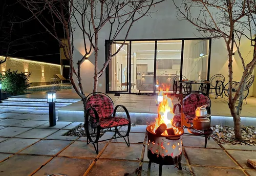 باغ سبز استخر آبگرم کوهسار (۱) با جکوزی