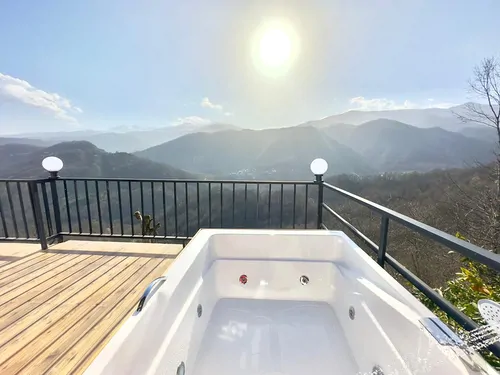 تصویر 13 - کلبه سوییسی دامان با جکوزی در  رامسر