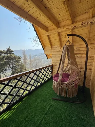 تصویر 4 - کلبه کلبه Bیست ویو کامل کو ودریا هم زمان در دل باغ ۱۰۰۰ متری در رامسر