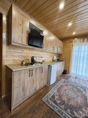 تصویر 9 - کلبه چوبی رویایی با جکوزی در  رامسر