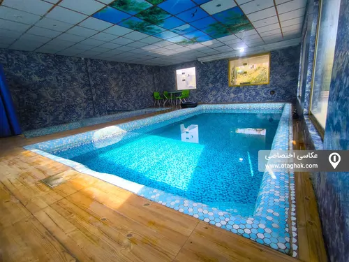 تصویر ۱ - ویلا استخردار سرپوشیده آبگرم زیتون در  ماهدشت