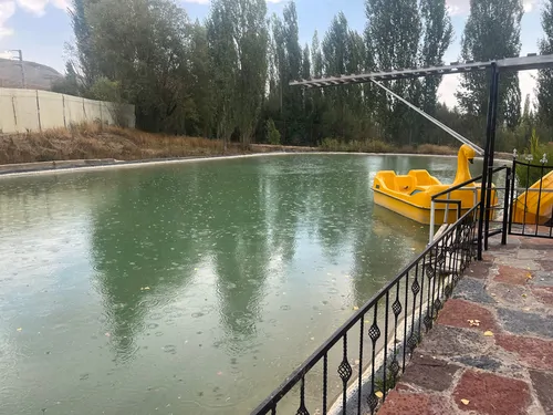 تصویر 22 - کلبه چوبی باران با استخر ابگرم سانسی در  فیروزکوه 