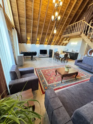 تصویر 4 - کلبه سوئیسی استخردار آبگرم حافا با فوتبال دستی در  شیرود