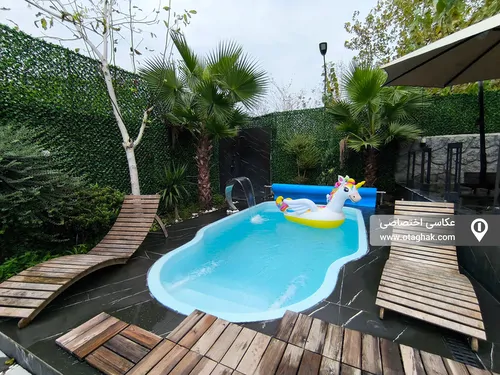 تصویر 16 - کلبه  سوئیسی لوکس استخردار آبگرم ورنا در  خمام