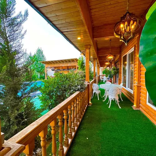 تصویر 32 - ویلا عمارت لوکس استخردار آبگرم با بیلیارد آبشار  در  کردان