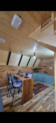 تصویر 5 - کلبه کلبه رهام با چشم اندازی زیبا روبه کوه وجنگل  در  رامسر