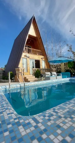 تصویر 18 - کلبه سوییسی استخردار آبگرم رز در لفور