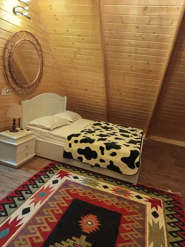 تصویر 9 - کلبه سوییسی سبز با جکوزی در  رامسر