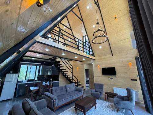 تصویر 7 - کلبه سوئدی لوکس امیر با جکوزی در ماسال