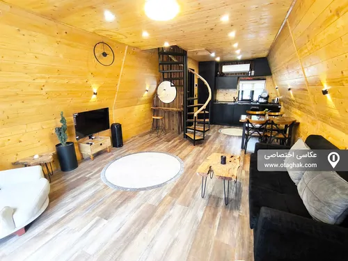 تصویر 5 - کلبه  سوئیسی لوکس استخردار آبگرم ورنا در  خمام