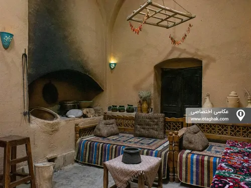 تصویر 4 - اقامتگاه بوم‌گردی  عمارت بانو (اتاق کاهگلی) در  یزد