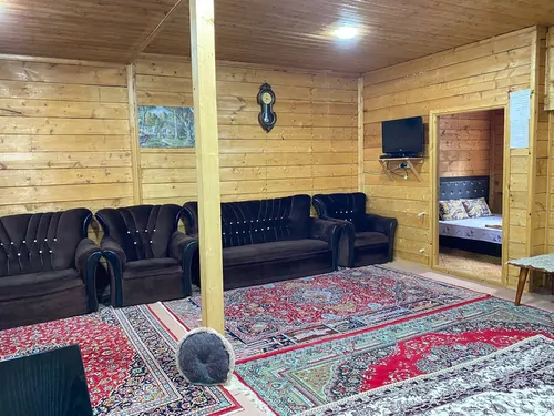 تصویر 8 - کلبه چوبی شمعدونی (لب رودخانه) در  ماسال