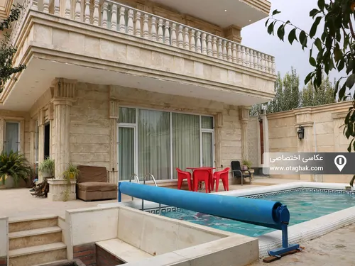 تصویر 19 - ویلا دوبلکس استخردار آبگرم سرپوشیده باغستان در  سهیلیه